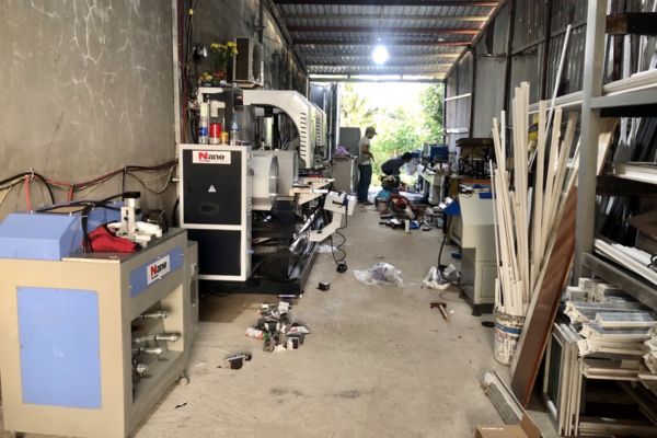 Thanh lý máy sản xuất cửa nhôm ở đâu?