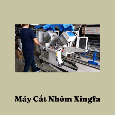 máy cắt nhôm 2 đầu || máy cắt nhôm xingfa