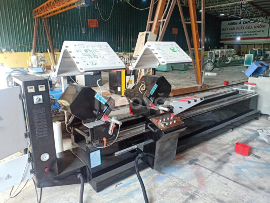 máy cắt nhôm 2 đầu giá rẻ