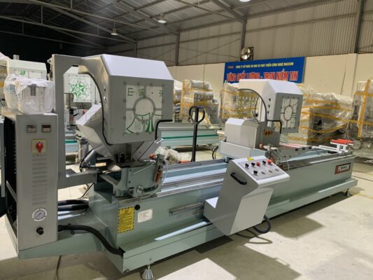 Máy cắt nhôm 2 đầu