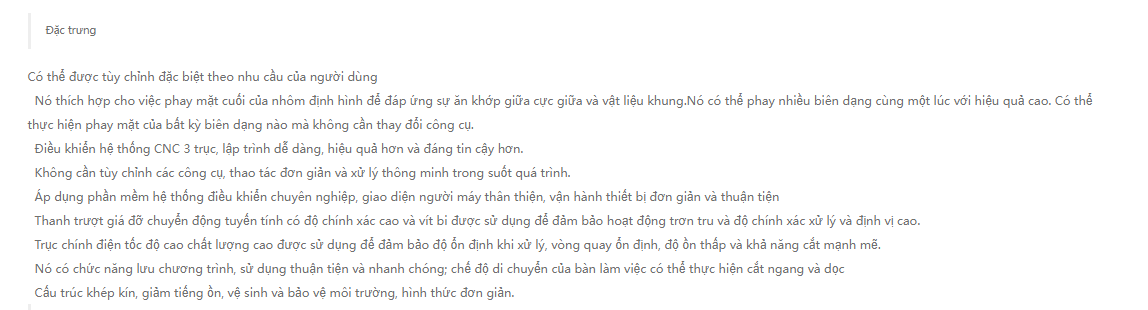 Máy phay mặt CNC 3 trục nhôm định hình G Wman