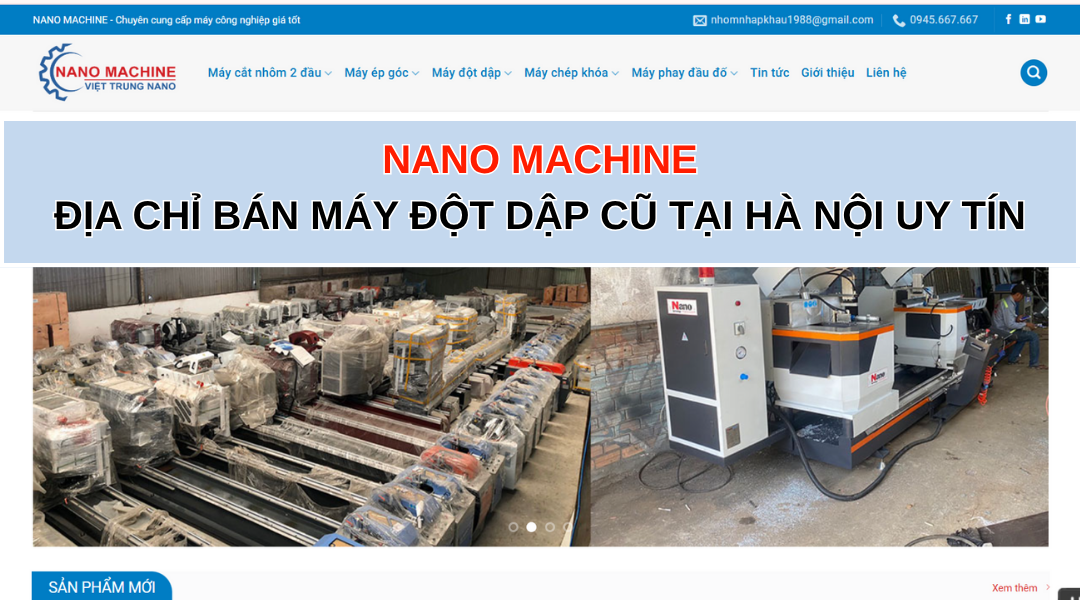 Bán máy đột dập cũ tại Hà Nội | Giá rẻ – Có bảo hành