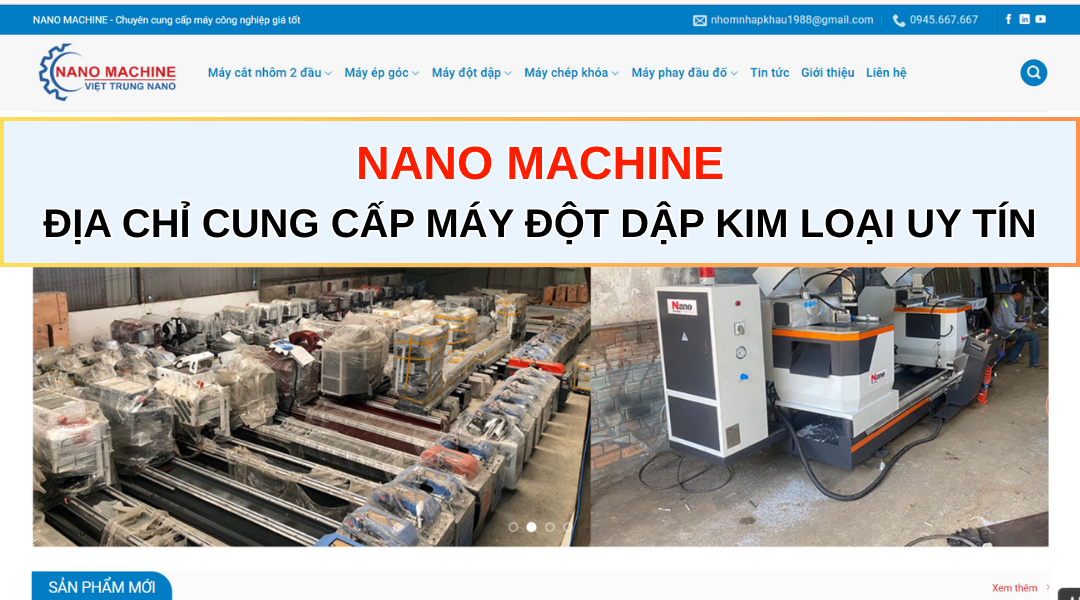 Máy đột dập kim loại: Tìm hiểu nguyên lý, phân loại và báo giá 2025