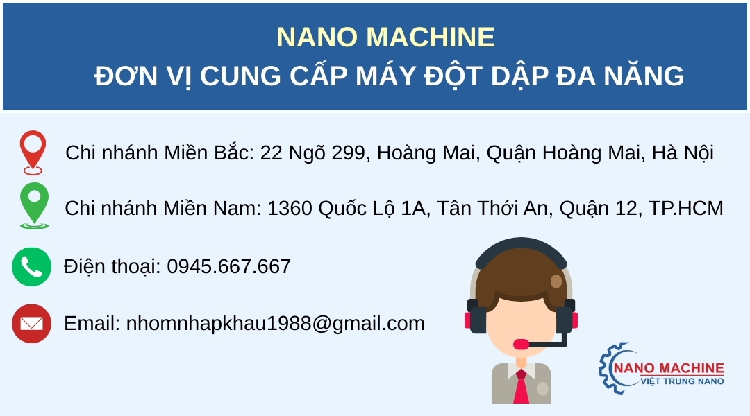 Máy đột dập nhôm đa năng – Giải pháp tất yếu của ngành nhôm kính hiện đại