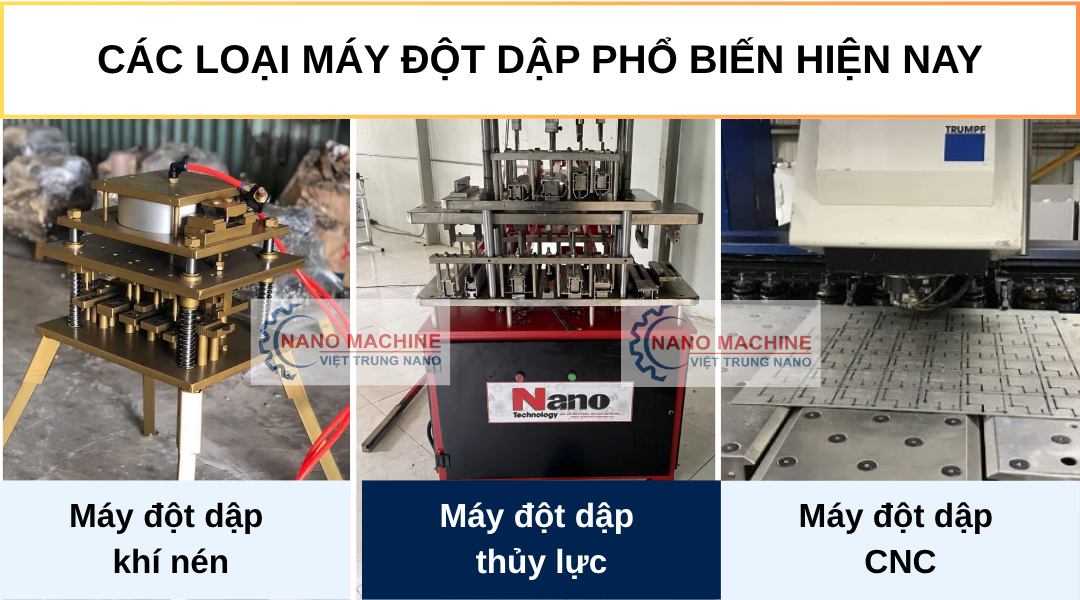 TÌM HIỂU VỀ MÁY ĐỘT DẬP: CẤU TẠO, PHÂN LOẠI VÀ ỨNG DỤNG THỰC TẾ