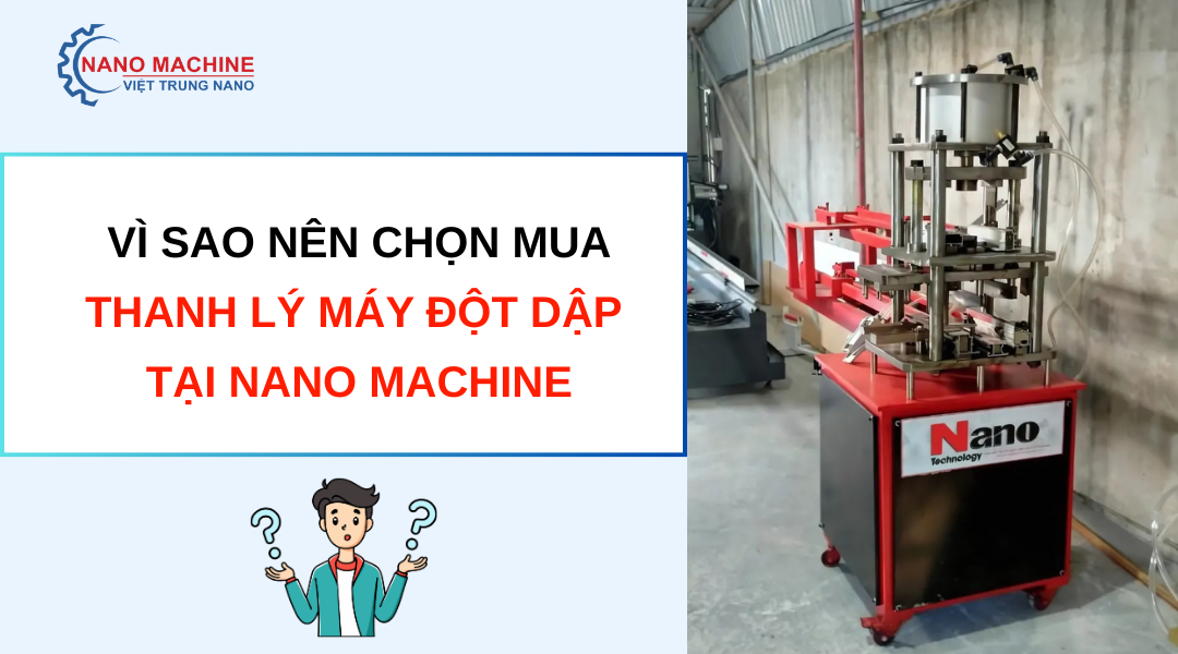 Thanh lý máy đột dập giá rẻ | Hàng mới 80–90%, giao nhanh